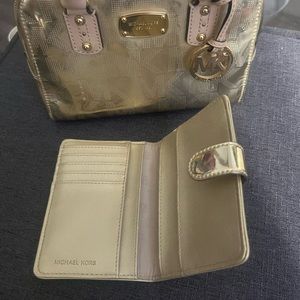 Michael Kors mini satchel with wallet